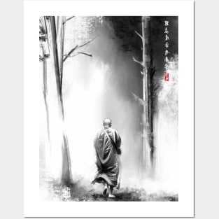 Buddhist Monk Posters and Art